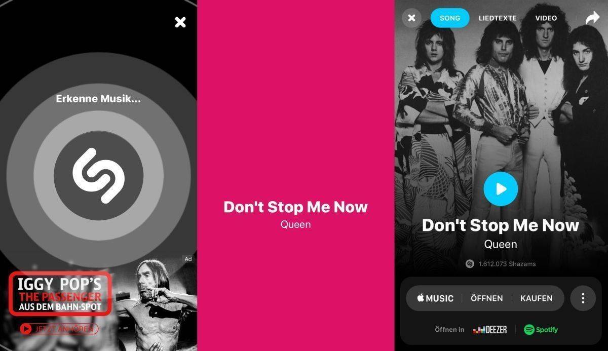 Die Musikerkennungsapp Shazam gehört künftig zum Apple-Imperium. 