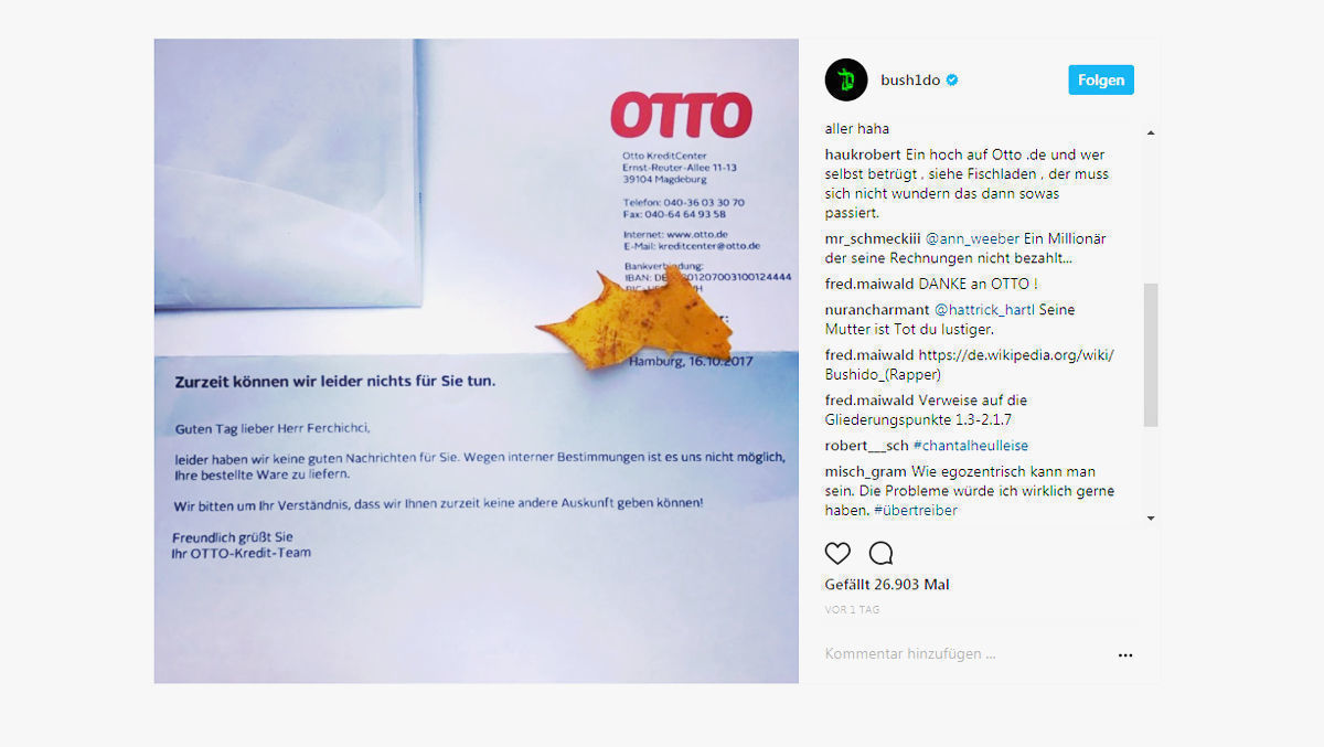 Bastardverein Bushido Geht Auf Otto Los W V