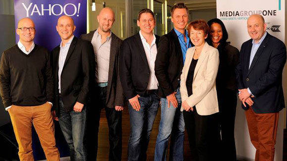 Die Geschäftsführung von Yahoo Deutschland und Media Group One 