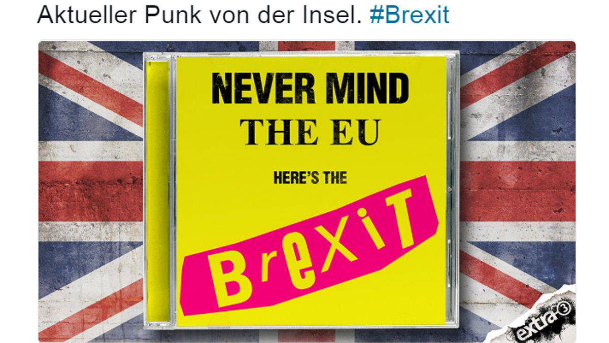 Das NDR-Satiremagazin Extra 3 hat auch noch einen Brexit-Gag übrig.