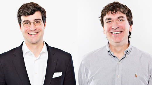 Cliqz-Geschäftsführern Marc Al-Hames, Jean-Paul Schmetz (r.)