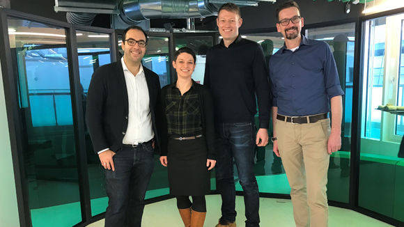 Neuer Content-Marketing-Vorstand im BVDW: Sepita Ansari, Sabine Wegele, Matthias Wesselmann, Ingo Kahnt (v.l.n.r.)
