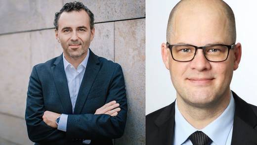 Geben der CDU Verhaltenstipps: Thomas Jarzombek und Jörg Müller-Lietzkow (r.)