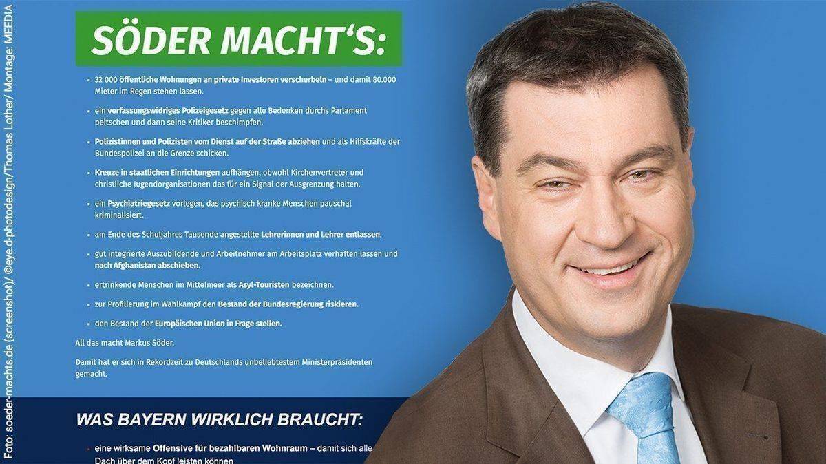 Soeder-machts.de: Die SPD klaute die Domain zum zentralen CSU-Slogan.