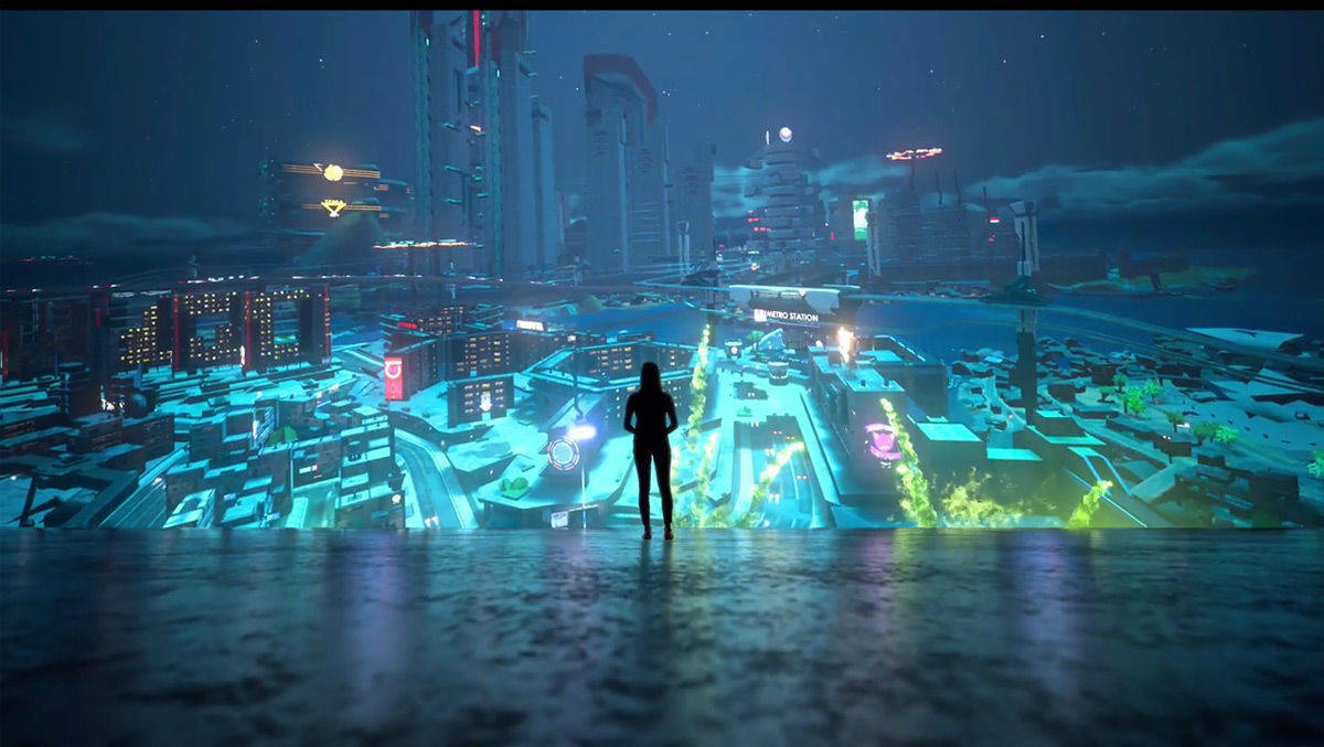 Im Mittelpunkt des Trailers: Eine begeisterte Gamerin.
