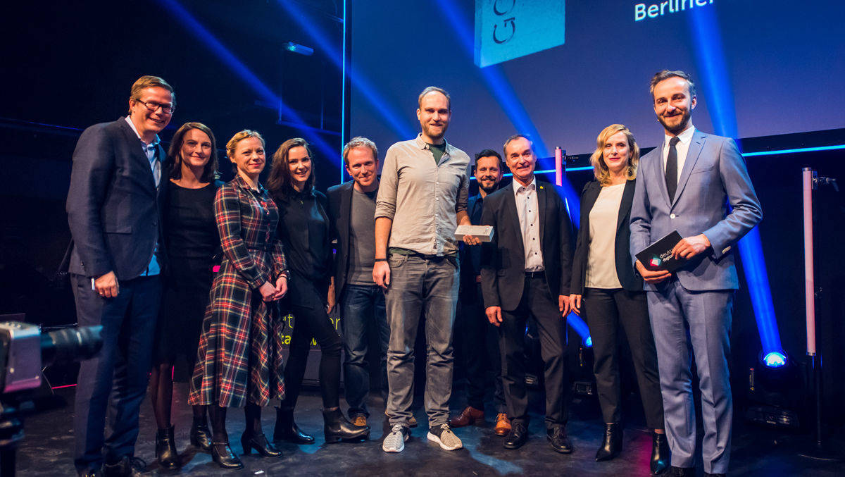 Goldgewinner beim DDA. Jan Böhmermann moderierte die Preisverleihung.
