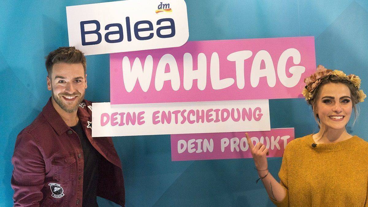 Ein Wahltag anderer Art: Zuschauer konnten während Facebook-Live Balea-Produkte selbst kreieren.