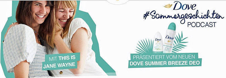Dove gibt uns was auf die Ohren.
