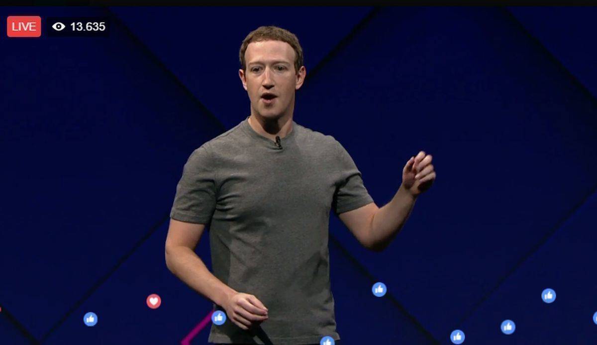 Mark Zuckerberg auf der Entwicklerkonferenz F8.