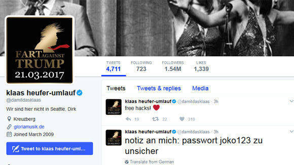 Klaas Heufer-Umlauf gehörte auch zu den Hacker-Opfern auf Twitter.