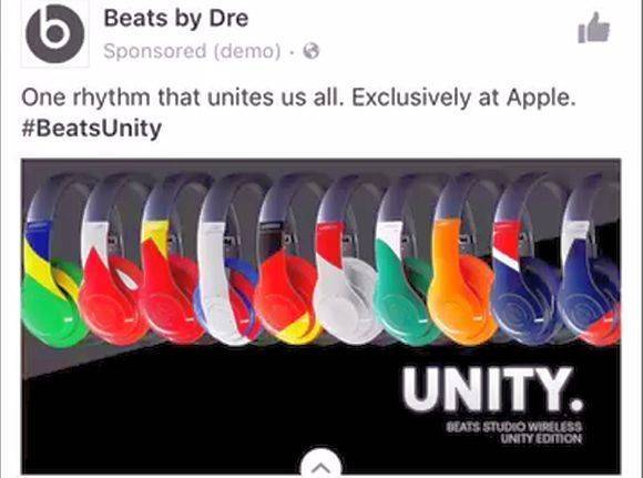 Beats by Dre gehört zu den vier Millionen Facebook-Werbekunden.