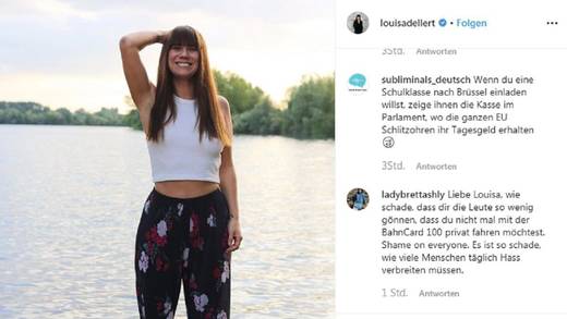 Louisa Dellert macht sich für Nachhaltigkeit und Europa stark.