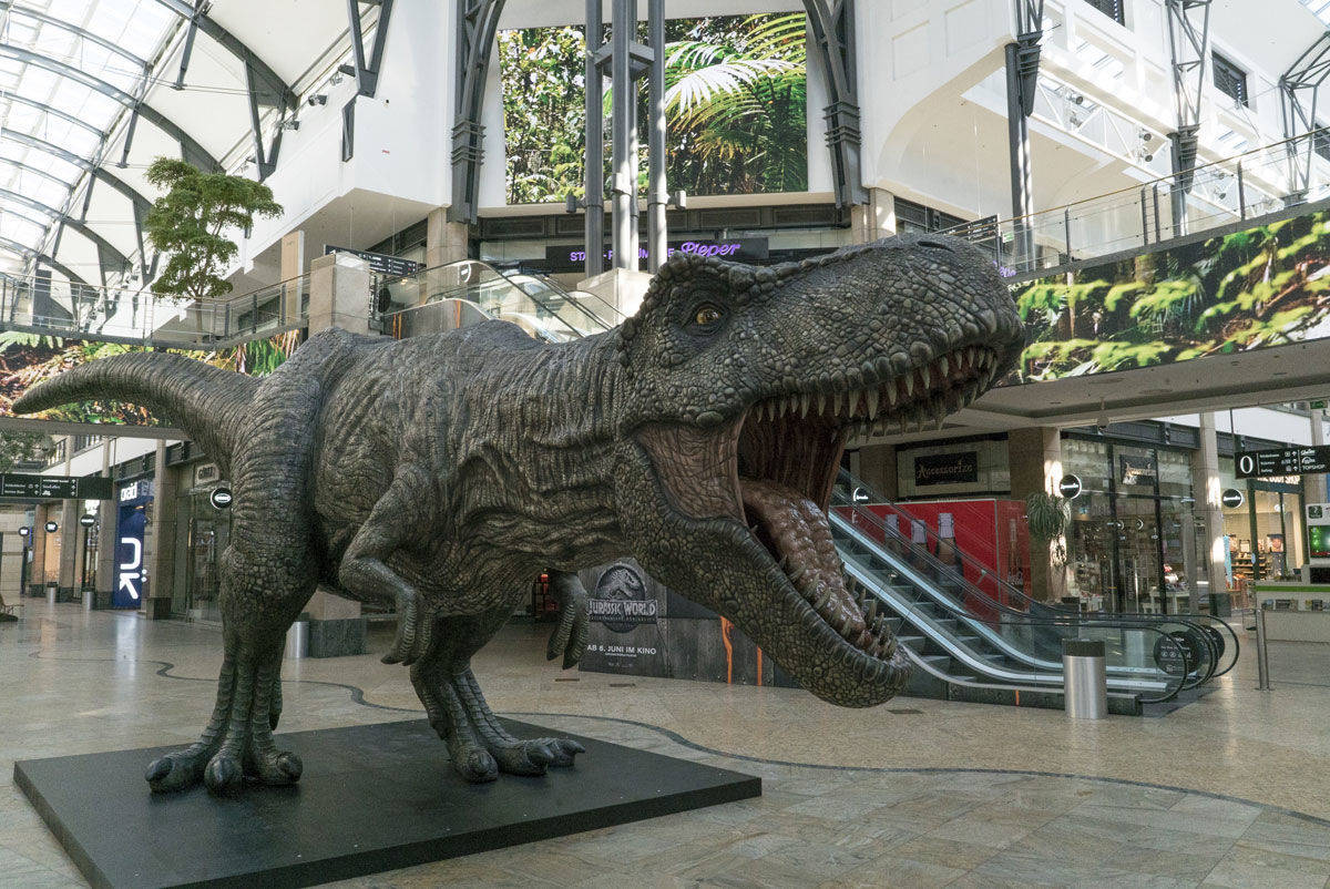 Der T.rex im CentrO Oberhausen.