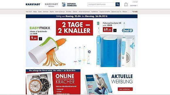 Karstadt hat zuletzt den Online-Shop neu aufgestellt.