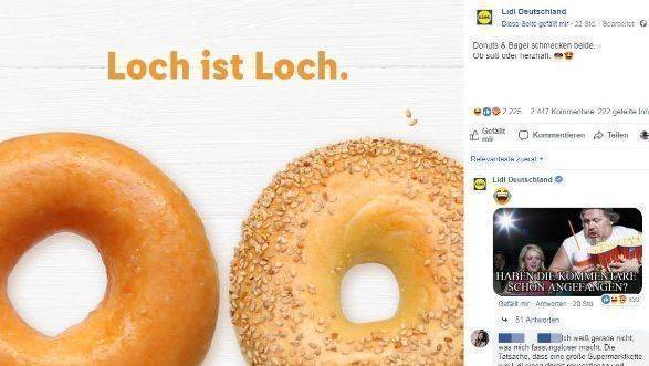 Lidls Loch-Witz stößt auf Widerstand. Der Post ist inzwischen gelöscht. 