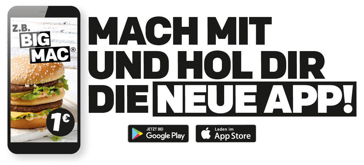 Im Februar launchte McDonald's seine neue App. Ab 2019 soll per Handy auch mobiles Bestellen und Bezahlen möglich sein.