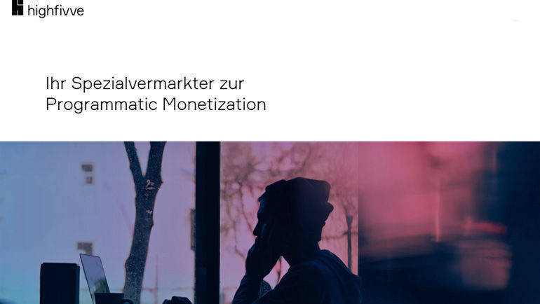 Auftritt Highfivve: der neue Spezialvermarkter aus der Holtzbrinck Digital Content Group.