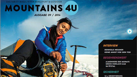 Das Tabelt-Magazin Mountains4U gibt es gratis. Wer dennoch bezahlen will, macht mit beim Crowdfunding.