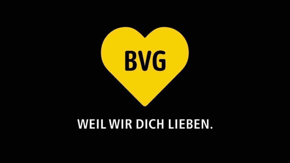 "Weil wir dich lieben": Markenclaim der BVG
