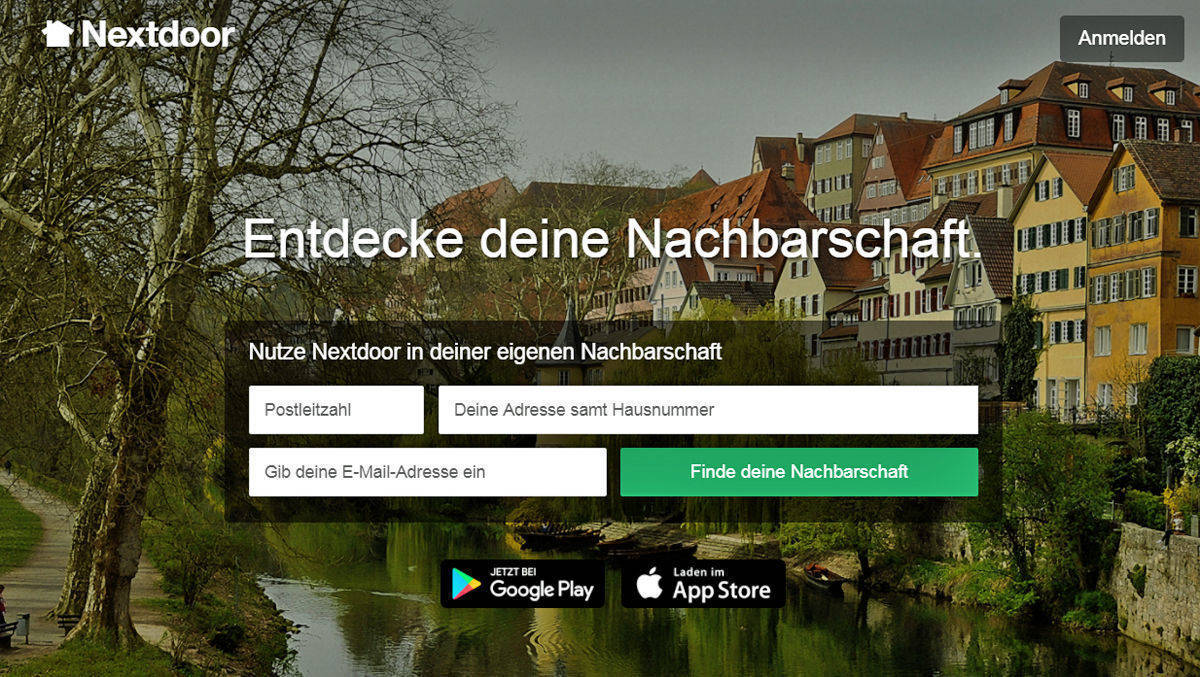 Nextdoor entdeckt Deutschland.