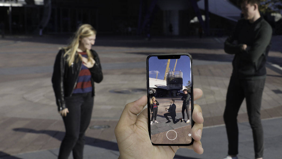 Mit einer AR-App hat O2 Fanträume erfüllt.