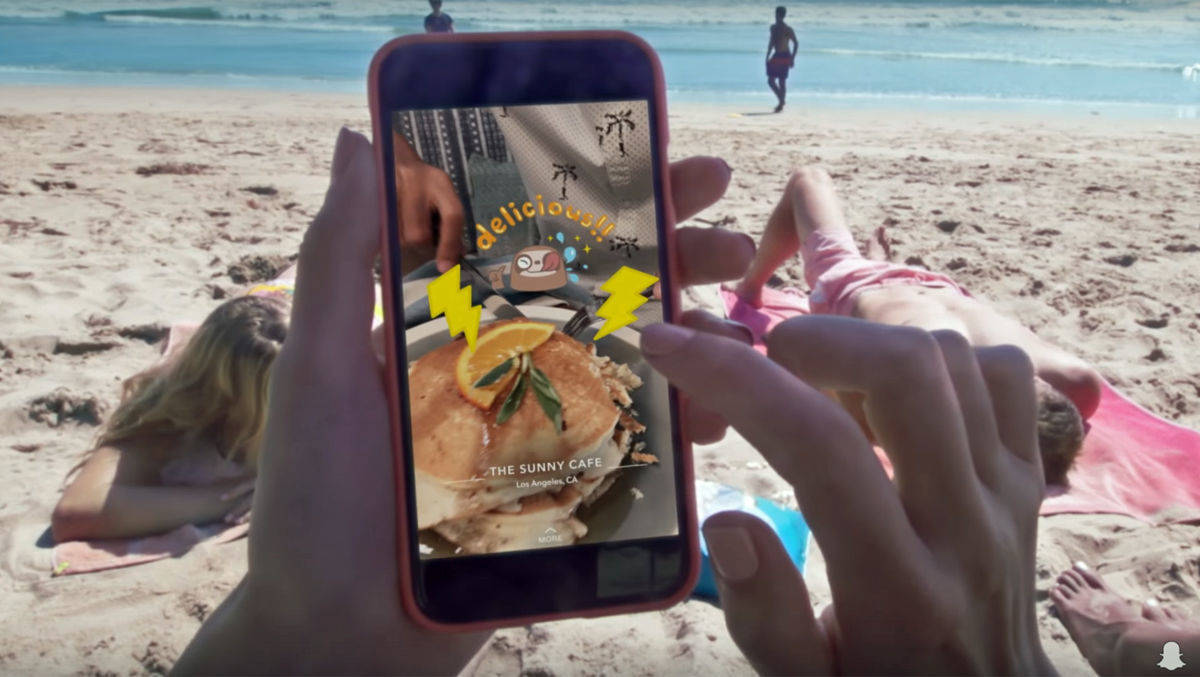 Viele Filter und Gimmicks: Dafür lieben Teenies Snapchat.