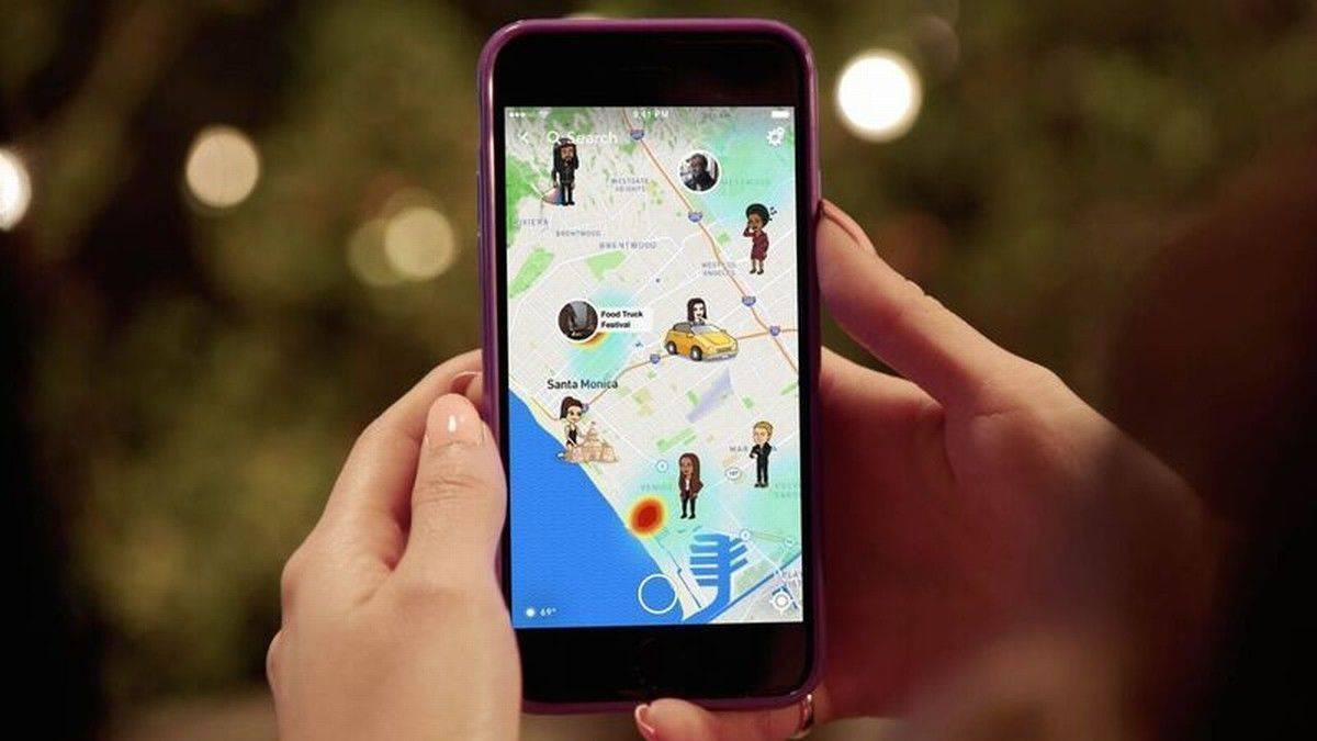 Der Snapchat-Nutzer kann künftig über Snap Map seine Freunde finden