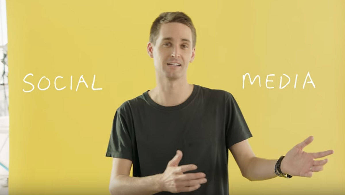 Klarere Trennung zwischen Freunden und Medien: Snap-Chef Evan Spiegel erklärt die Neuerungen bei Snapchat. 