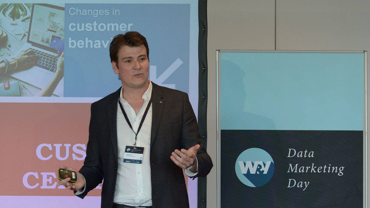 Christian Heß war einer der Referenten beim W&V Data Marketing Day 2018.