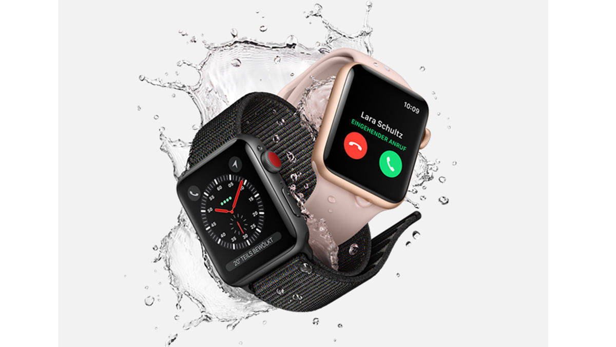 Mit der Armbanduhr telefonieren, auch ohne dass das Smartphone in der Nähe ist: Das kann die Apple Watch Series 3.