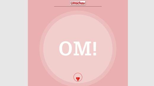 Ommmmm! Die Apotheken Umschau lädt zur Meditation ein.
