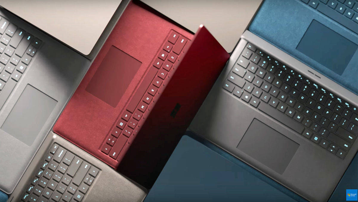 Microsoft bringt das Surface Laptop auf den Markt.