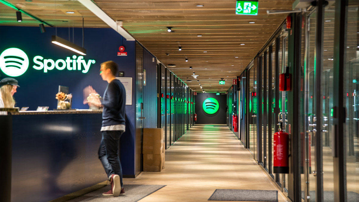 Blick in die Spotify-Zentrale in Stockholm