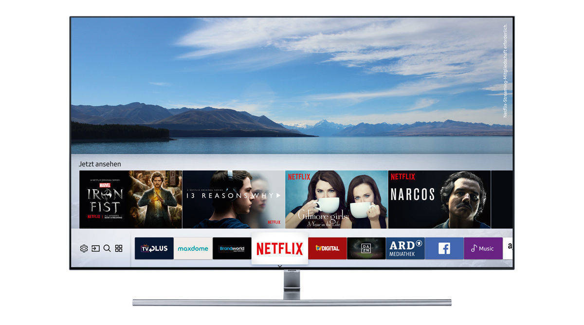 Smart-TV wie dieses Samsung-Gerät bieten Werbungtreibenden neue Chancen, sofern sie ans Web angeschlossen sind.