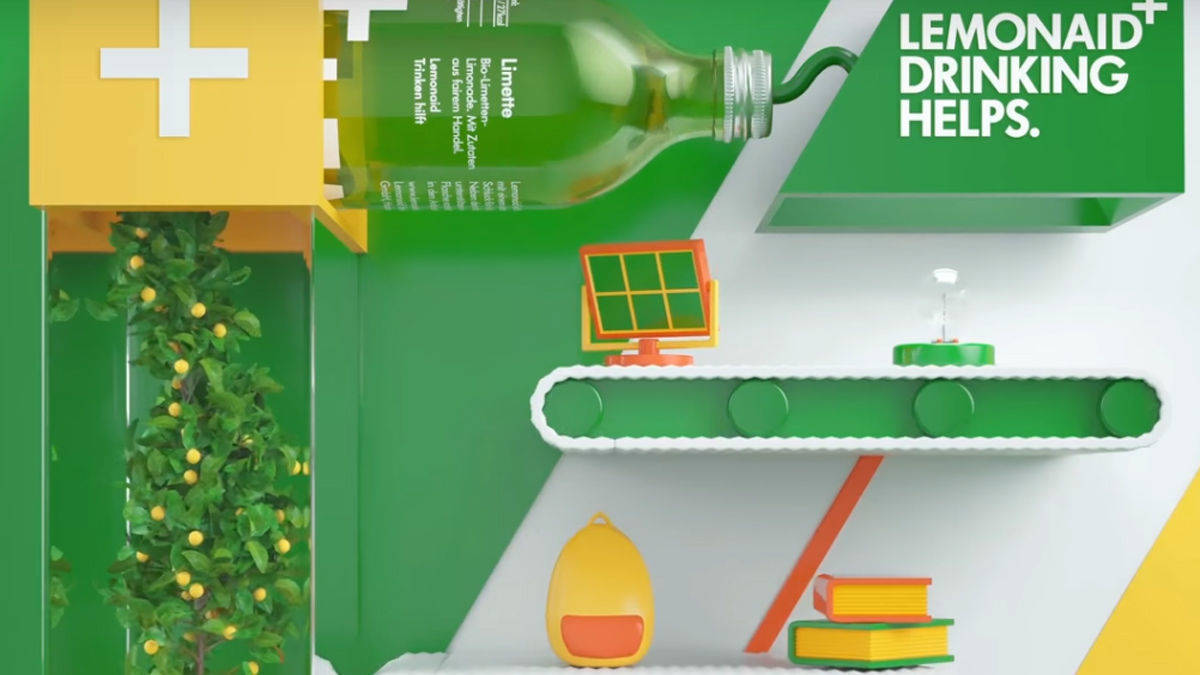 Eine Jury hat die Kampagne für Lemonaid zum Sieger gekürt.