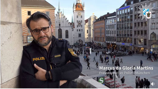 "Helfen Sie uns": Polizeisprecher Marcus da Gloria Martins.
