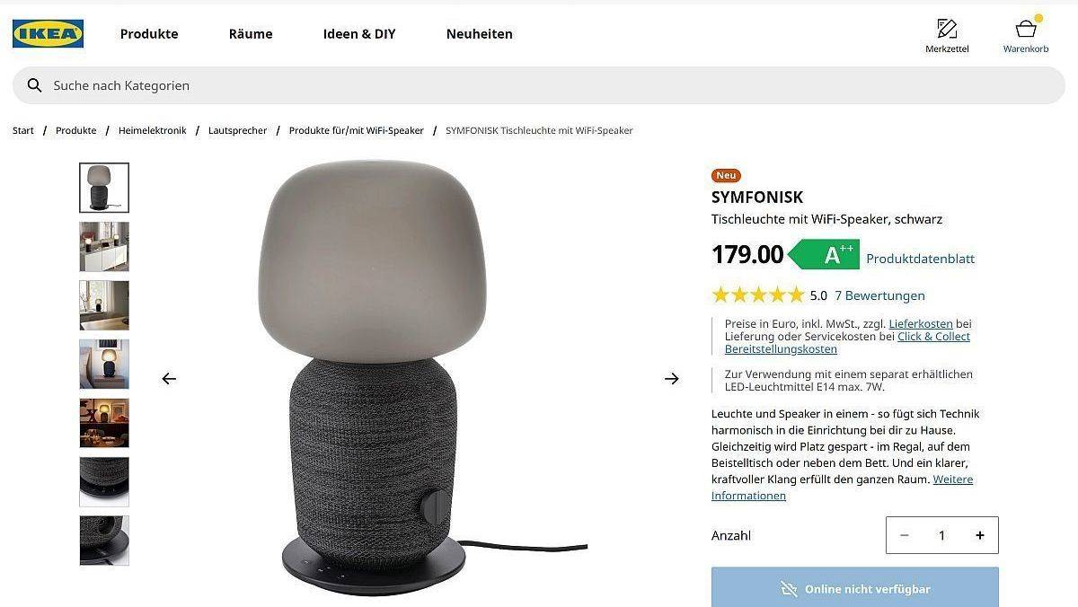 Auf ikea.de können die Kunden die Produkte nun in fünf Kategorien mit jeweils bis zu fünf Sternen bewerten.