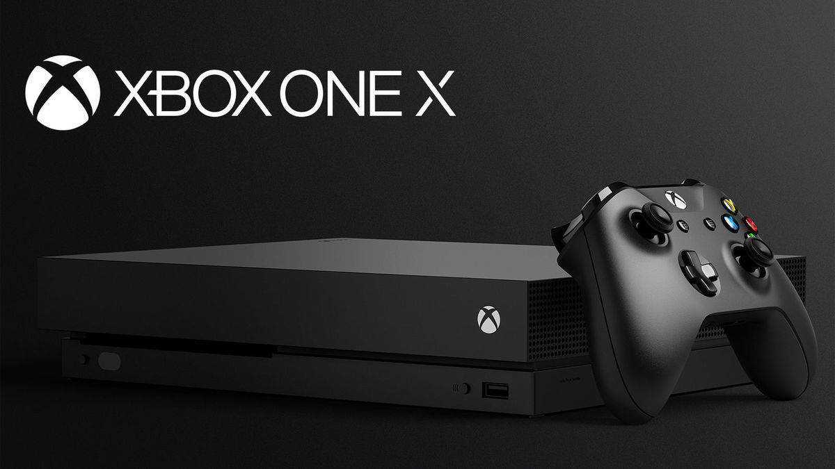 So sieht die Xbox One X aus.
