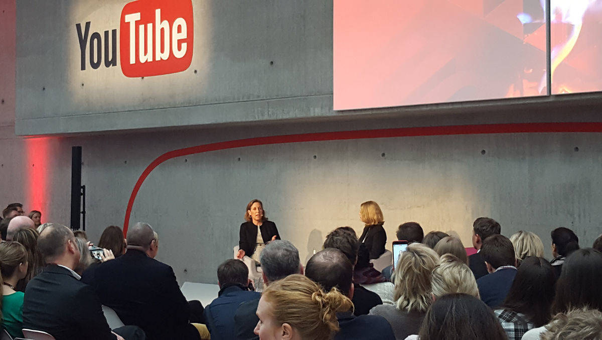 Youtube-Chefin Susan Wojcicki musste in Berlin einige unangenehme Fragen beantworten.