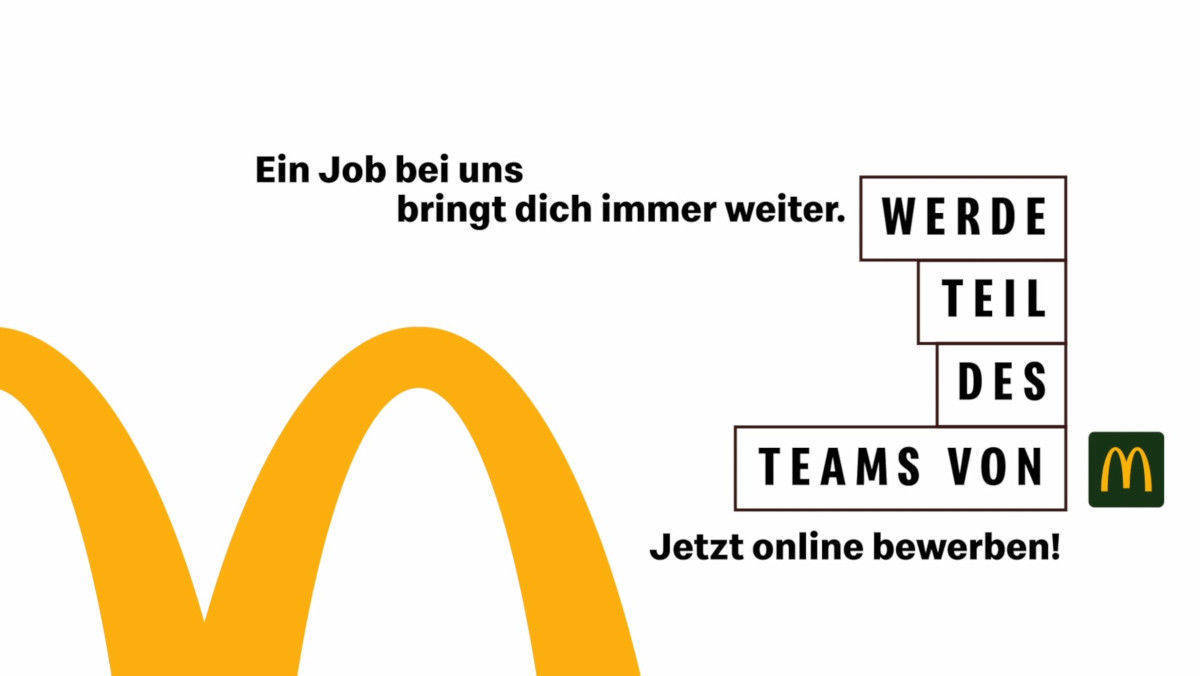 Bei McDonalds kann man sich jetzt auch über einen Alexa-Befehl bewerben.