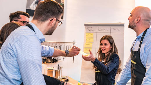 Beim Kochen Scrum verstehen lernen, das ist das Konzept von Agile Kitchen.