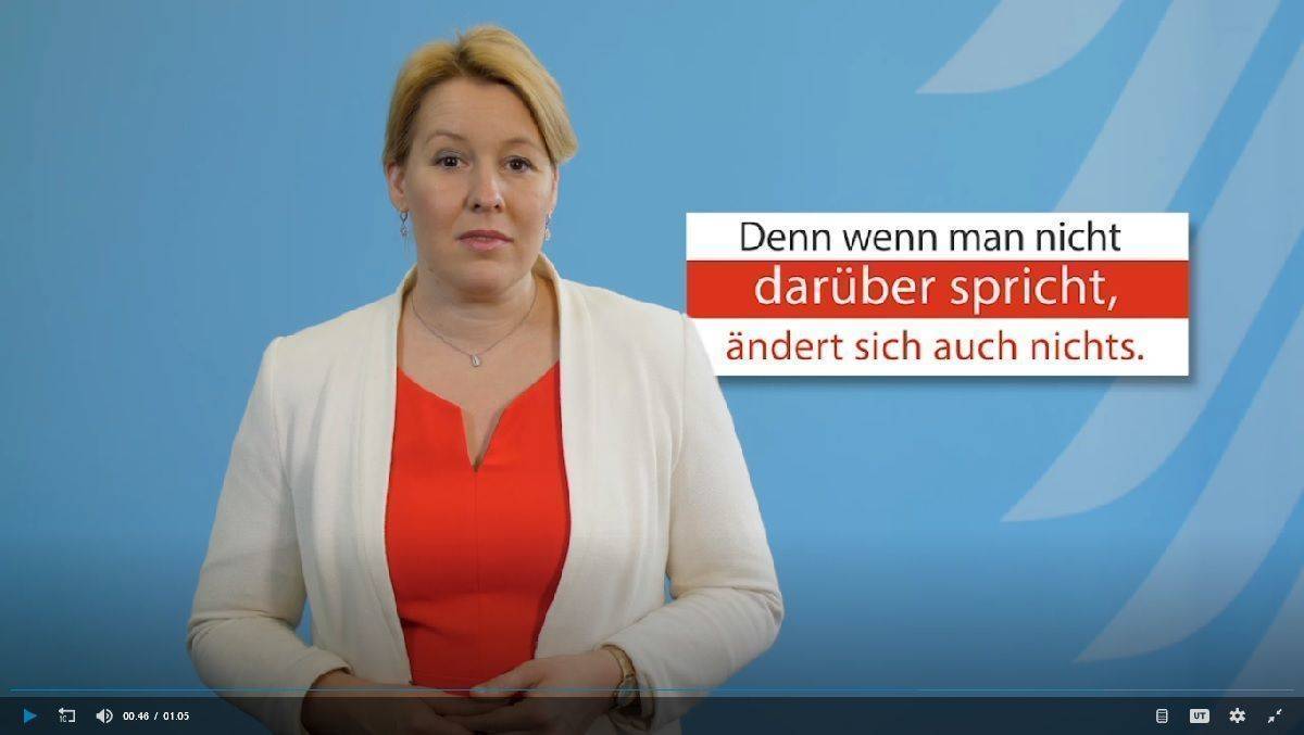 Franziska Giffey, Bundesministerin für Familie, Senioren, Frauen und Jugend. 