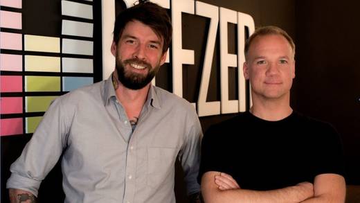 Der neue Senior Sales-Chef Gero Langisch (l.) mit Ralph Pighin, Deezer Vice President Continental & Eastern Europe