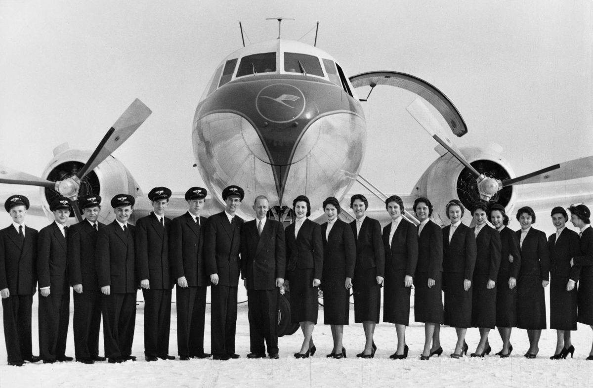 Dienstleistung wurde bei der Lufthansa schon immer groß geschrieben. 