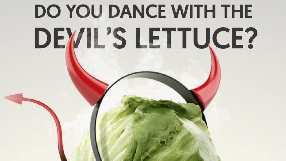 "Tanzen Sie mit dem Salat des Teufels?" Mit diesem Motiv warb Ahlot auf Twitter. 