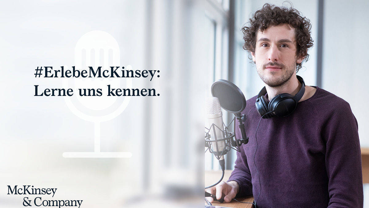 Philipp Preißer moderiert den McKinsey-Podcast. 