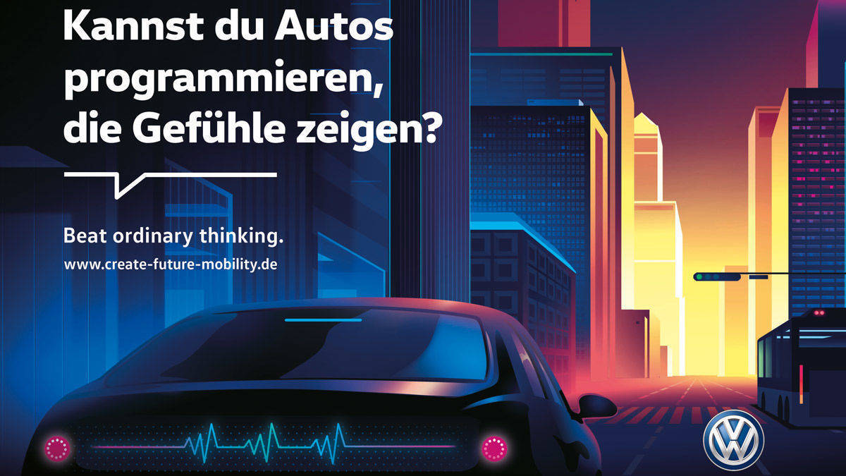 Das sind die Motive der VW-Kampagne. 