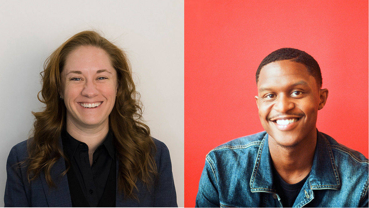 Karin Giefer und Quinnton Harris