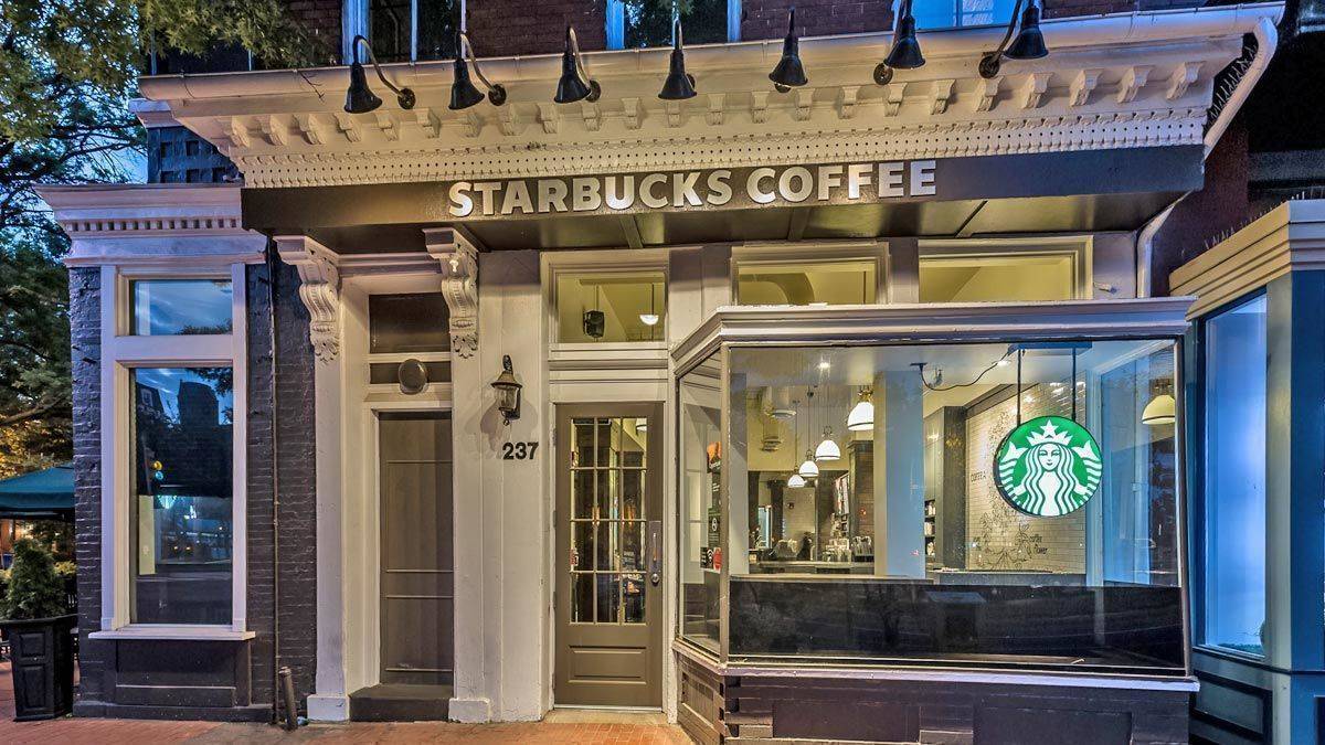 Für einen Nachmittag geschlossen: Starbucks-Laden in Washington. 