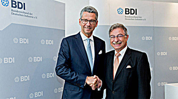 Ulrich Grillo (links) mit dem potenziellen Nachfolger Kempf.